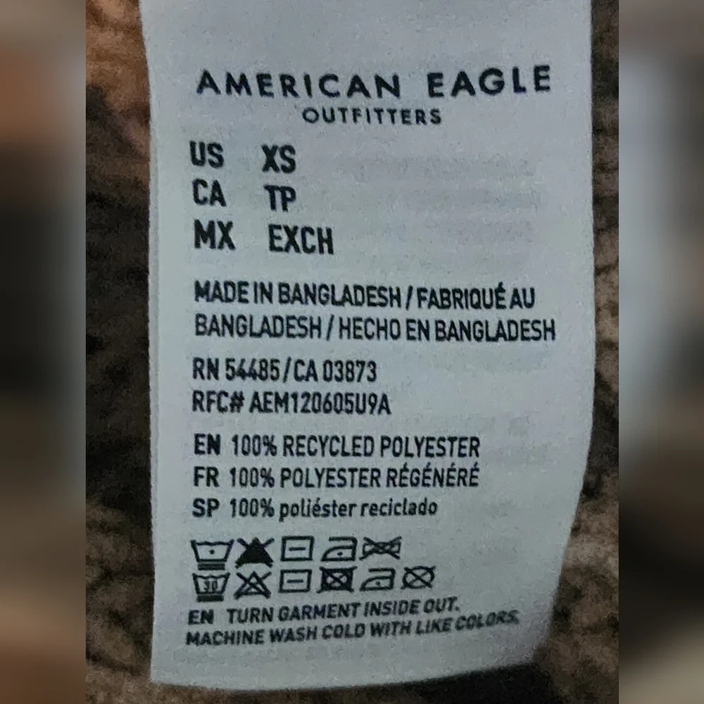 Womens Tan  American Eagle  Cardigan With Pockets. X-small NWT - Picture 6 of 6